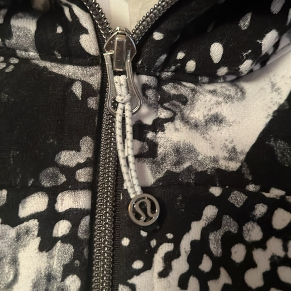 LULULEMON Rare Print Static Mist Scuba III Sweatshirt Hoodie Jacket—SZ. 4 - Picture 5 of 11